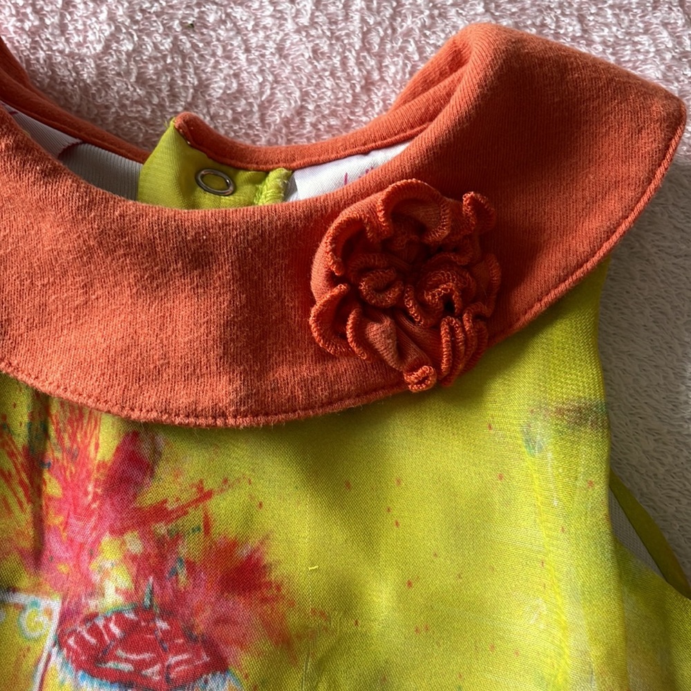Summer dress/tunic with matching pants for toddler - Picture 3 of 8